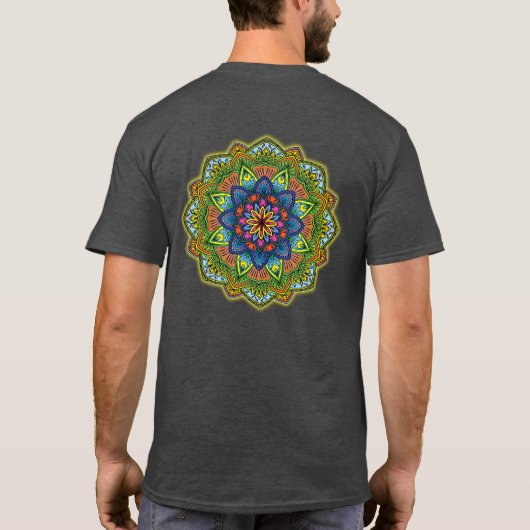T-shirt Chemise de mandala (Dos)