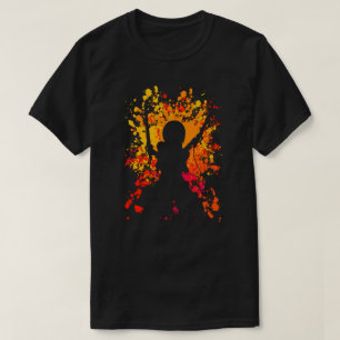 T-shirt Chemise de Manga d'Anime d'éclaboussure de