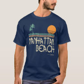 T-shirt Chemise de Manhattan Beach la Californie (Devant)