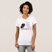 T-shirt Chemise de marathon d'Obama - femmes (Devant entier)