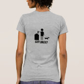 T-shirt Chemise de marche de chien (Dos)