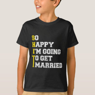 T-shirt Chemise de mari pour enterrement de vie de garçon 