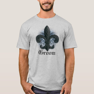 T-shirt CHEMISE de MARIÉ de "iron fleur de lis"