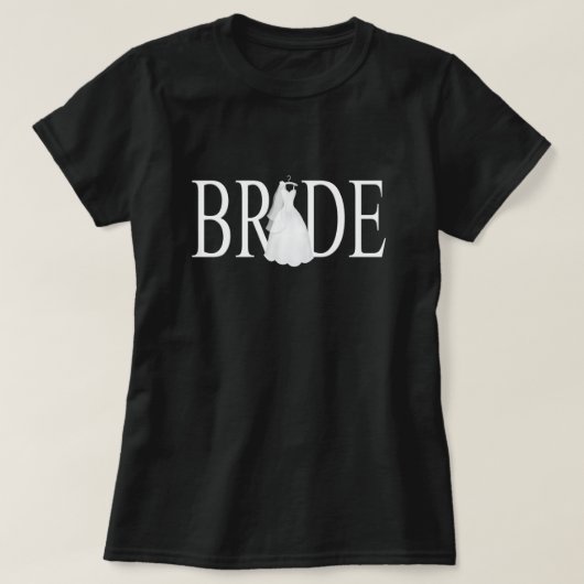T-shirt Chemise de mariée (Design devant)