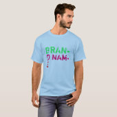 T-SHIRT CHEMISE DE MARQUE (Devant entier)