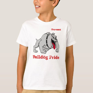 T-shirt Chemise de mascotte de bouledogue
