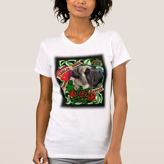 T-shirt Chemise de mastiff de tatouage (Devant)