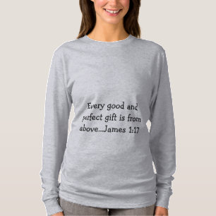T-shirt Chemise de maternité d'écriture sainte