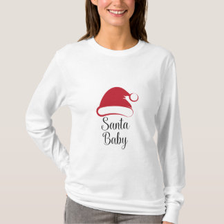 T-shirt Chemise de maternité père Noël Baby Long Sleeve 1e