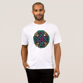 T-shirt Chemise de médaillon (Devant entier)
