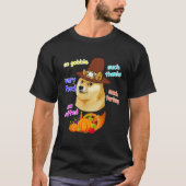 T-shirt Chemise de mème de chien Enfants Thanksgiving Shib (Devant)