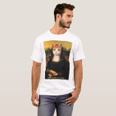T-shirt Chemise de Meowna Lisa (Devant entier)