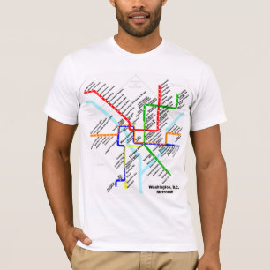 T-shirt Chemise de métro de DC de Washington