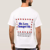 T-shirt Chemise de ministère/changé (Dos)