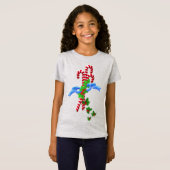 T-Shirt Chemise de mode pour fille sucre de canne (Devant entier)