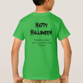 T-shirt Chemise de monstre d'autisme (Dos)