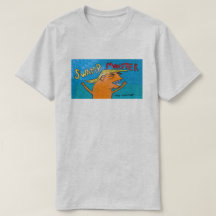 Chemise de "MONSTRE de MARAIS" de la cendre des