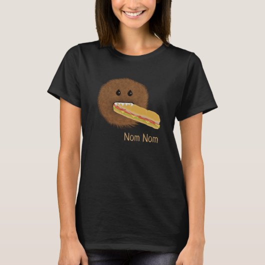 T-shirt Chemise de monstre de sous-marin Nom Nom (Devant)