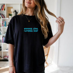 T-shirt Chemise de montagne minimaliste au design à ligne 