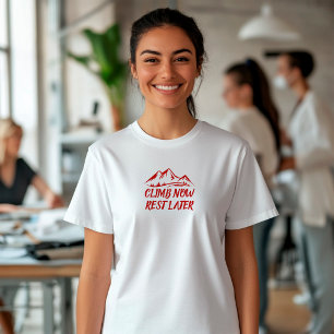 T-shirt Chemise de montagne minimaliste design à ligne sim