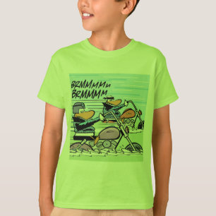 T-shirt Chemise de motocyclette de canards sauvages