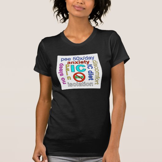 T-shirt Chemise de mots d'IC (Devant)