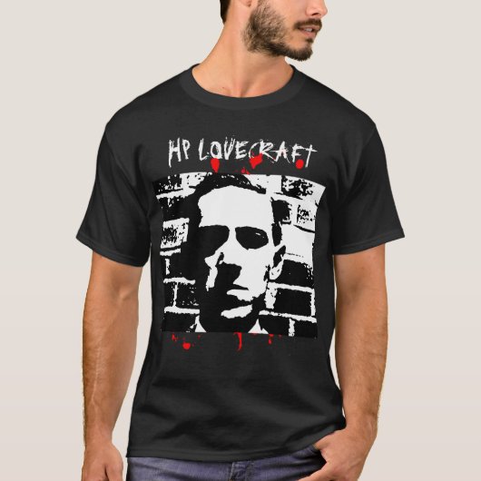 T-SHIRT CHEMISE DE MUR DE HP LOVECRAFT (Devant)