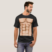 T-shirt Chemise de muscle de coffre/estomac (Devant entier)