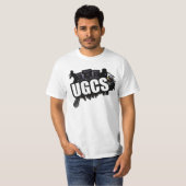 T-shirt Chemise de musique de #UGCS (Devant entier)
