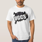 T-shirt Chemise de musique de #UGCS (Devant)