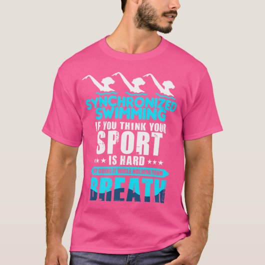 T-shirt Chemise de natation synchronisée (Devant)