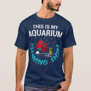 T-shirt Chemise de nettoyage d'aquarium drôle