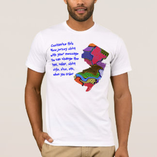T-shirt Chemise de New Jersey - coutume avec l'élection ou