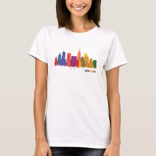 T-shirt Chemise de New York (Devant)