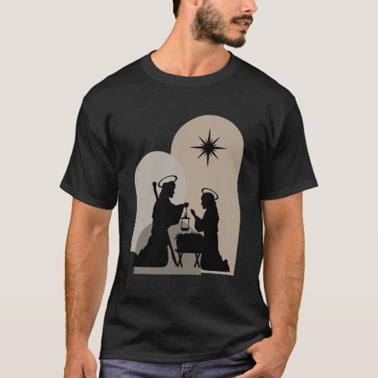 T-shirt Chemise de Noël (Devant)