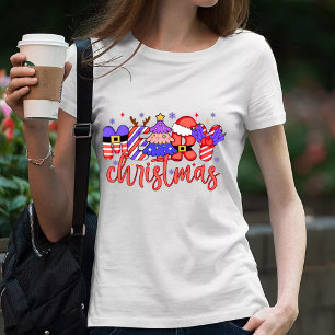 T-shirt Chemise de Noël à motif sublimation