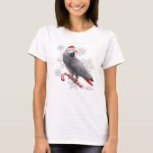 T-shirt Chemise de Noël africaine Grey (Devant)