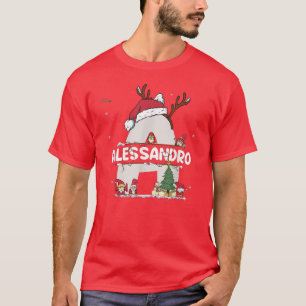 T-shirt Chemise de Noël Alessandro w Alessandro Nom pour f
