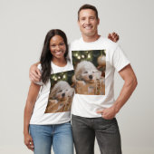 T-shirt Chemise de Noël avec jolie conception Chien (Unisexe)