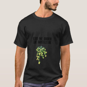 T-shirt Chemise De Noël Drôle - Embrasse-Moi Sous Le Mis