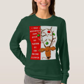 T-shirt chemise de Noël drôle pour grand-mère (Devant)