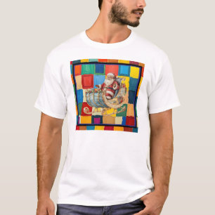 T-shirt chemise de noël du Motif d'art abstrait moderne
