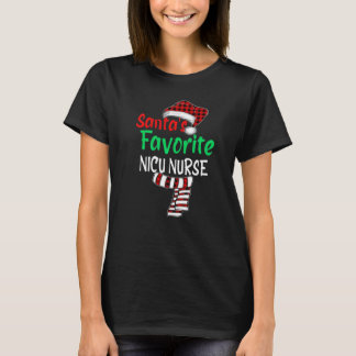 T-shirt Chemise de Noël du Père Noël, Père Noël Favorite N