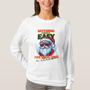 T-shirt Chemise de Noël Funny Santa Clause