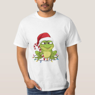 T-shirt Chemise de Noël grenouille Santa drôle - Grenouill