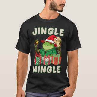 T-shirt Chemise de Noël Jingle et mingle
