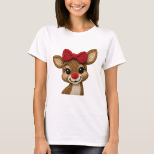 T-shirt Chemise de Noël Renne – Mignon inspiré de Rudolph