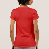 T-shirt Chemise de Noël Rouge Holly Jolly (Dos)