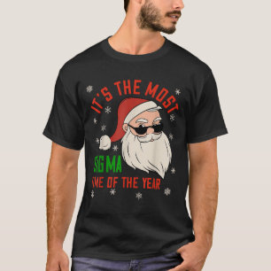 T-shirt Chemise de Noël Sigma Santa Sigma Adolescents Drôl