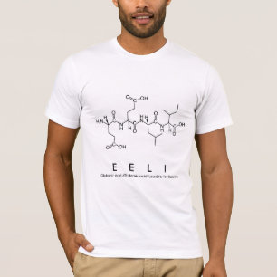 T-shirt Chemise de nom du peptide Eeli